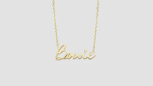 Custom Name Necklace - 14K Gold | VS Clarity Lab Grown Diamonds - Image 6