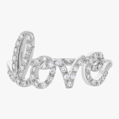 Diamond Love Ring - 18K Gold | VS Clarity Natural Diamonds - Image 3