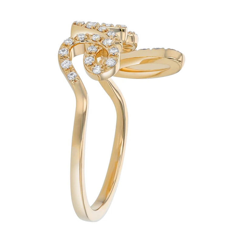 Diamond Love Ring - 18K Gold | VS Clarity Natural Diamonds - Image 6