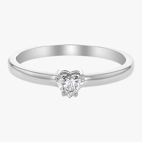 Heart Shaped Diamond Ring - 18K Gold | VS Clarity Natural Diamond - Image 4
