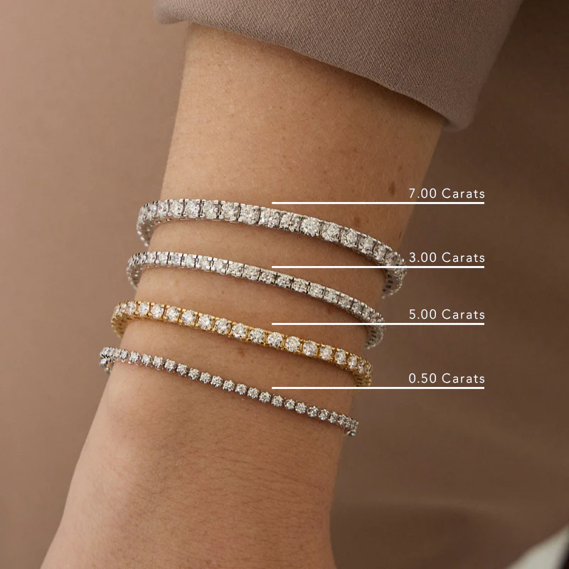 3 Carat Diamond Tennis Bracelet - 18K Gold | VS Clarity Natural Diamonds - Image 10