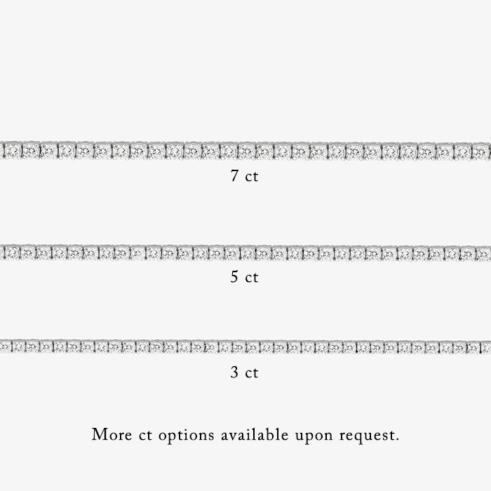 3 Carat Diamond Tennis Bracelet - 18K Gold | VS Clarity Natural Diamonds - Image 7