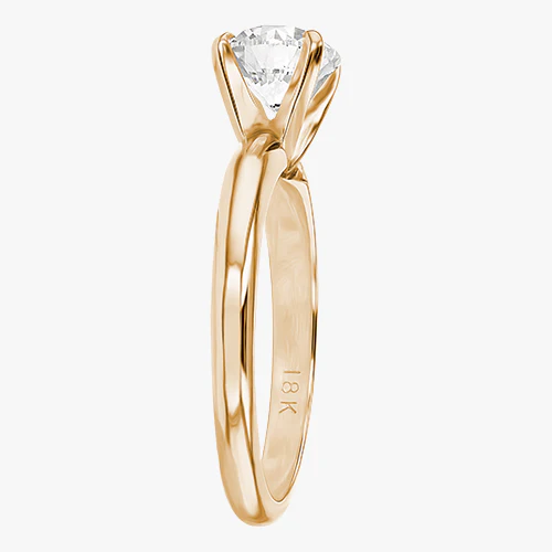 Solitaire Ring - 18K Gold - Image 10