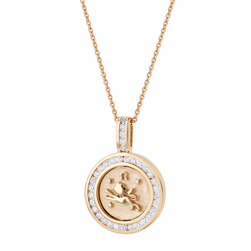 Zodiac Diamond Pendant Necklaces - 14K Gold | VS Clarity Lab Grown Diamonds - Image 11
