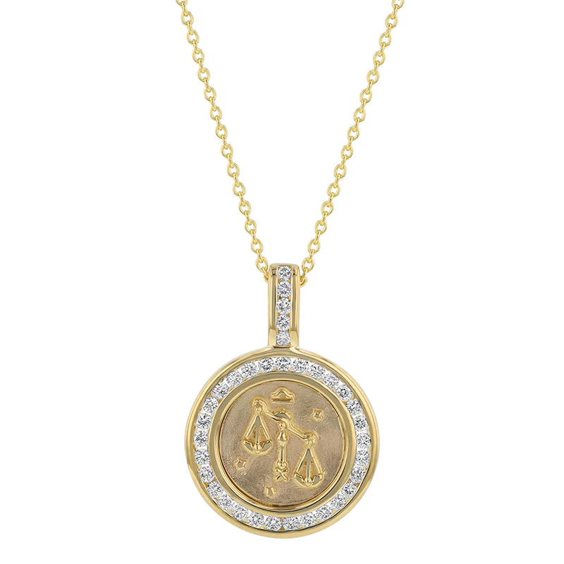 Zodiac Diamond Pendant Necklaces - 14K Gold | VS Clarity Lab Grown Diamonds - Image 18