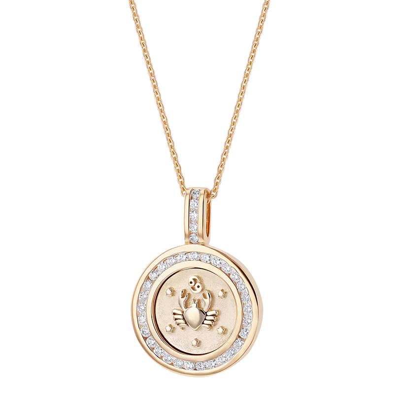 Zodiac Diamond Pendant Necklaces - 14K Gold | VS Clarity Lab Grown Diamonds - Image 19