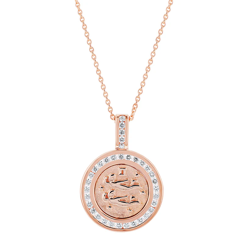 Zodiac Diamond Pendant Necklaces - 14K Gold | VS Clarity Lab Grown Diamonds - Image 8