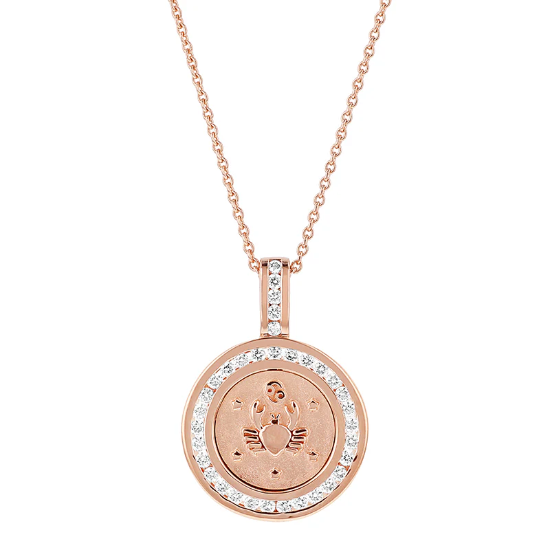 Zodiac Diamond Pendant Necklaces - 14K Gold | VS Clarity Lab Grown Diamonds - Image 9