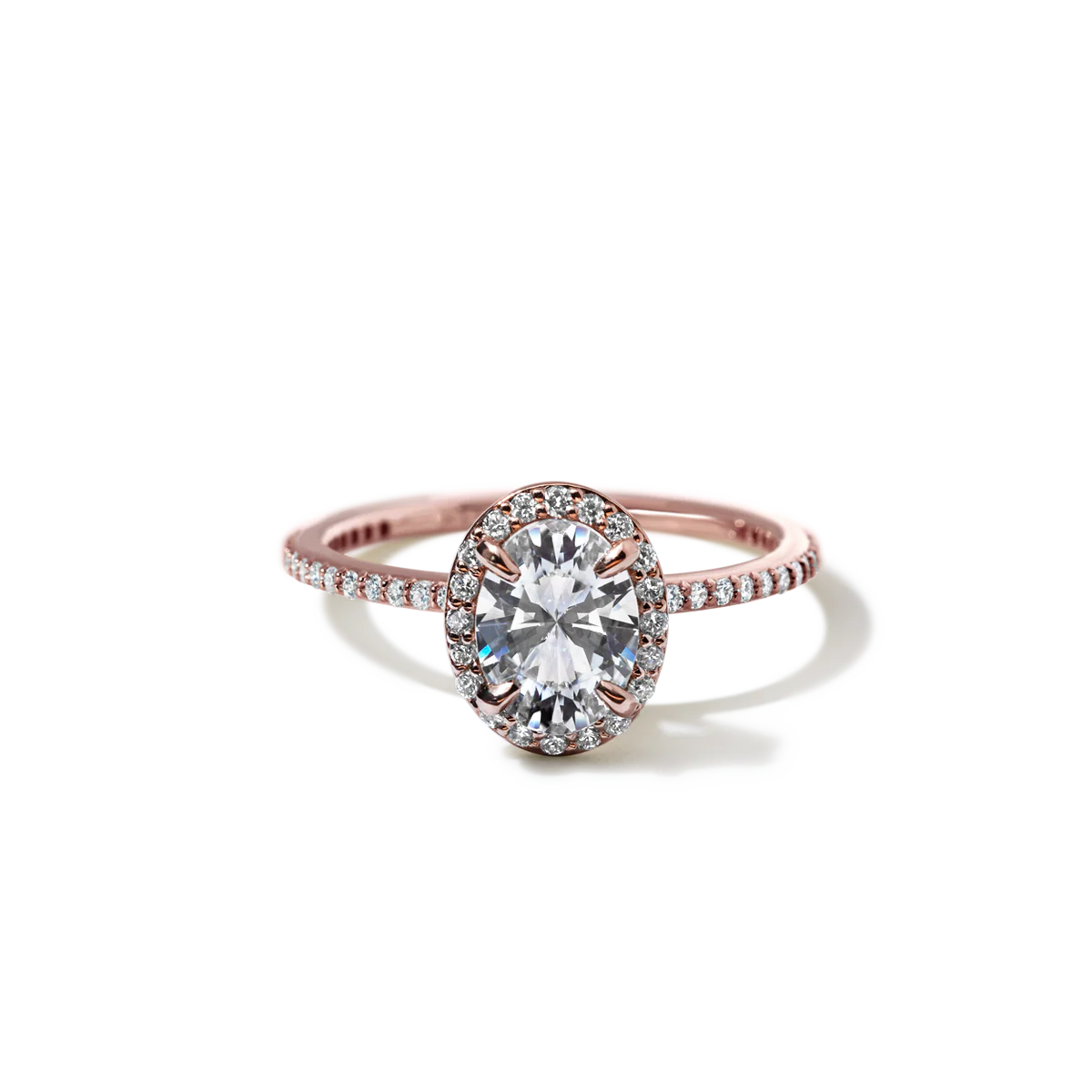 Noémie Pick Your Diamond Shape Halo Pave - 18K Gold - Image 14
