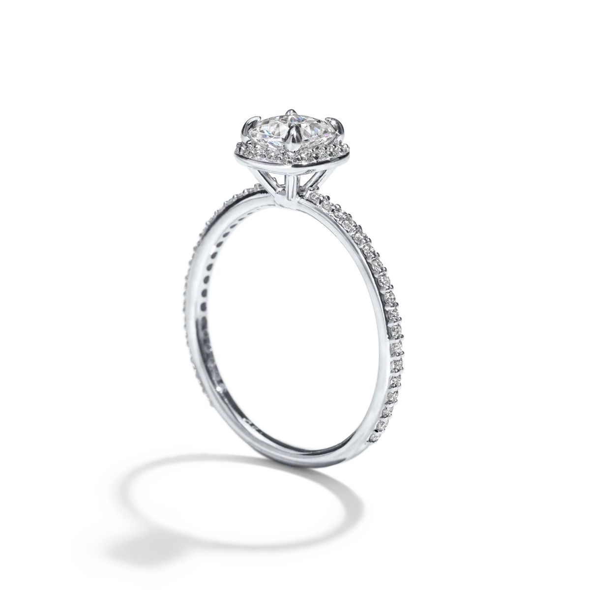 Noémie Pick Your Diamond Shape Halo Pave - 18K Gold - Image 18