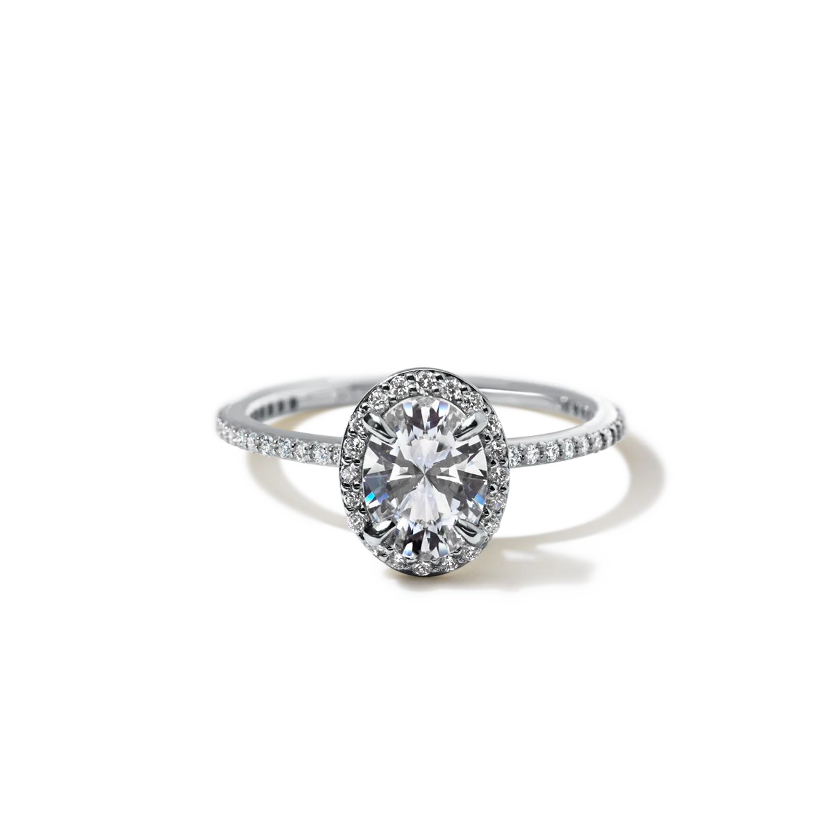 Noémie Pick Your Diamond Shape Halo Pave - 18K Gold - Image 4
