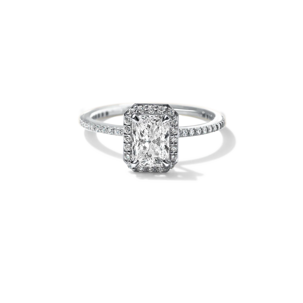 Noémie Pick Your Diamond Shape Halo Pave - 18K Gold - Image 5