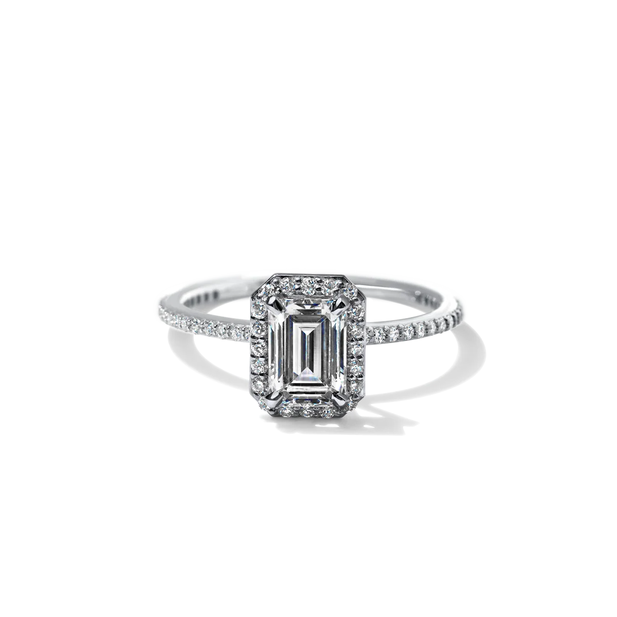 Noémie Pick Your Diamond Shape Halo Pave - 18K Gold - Image 6