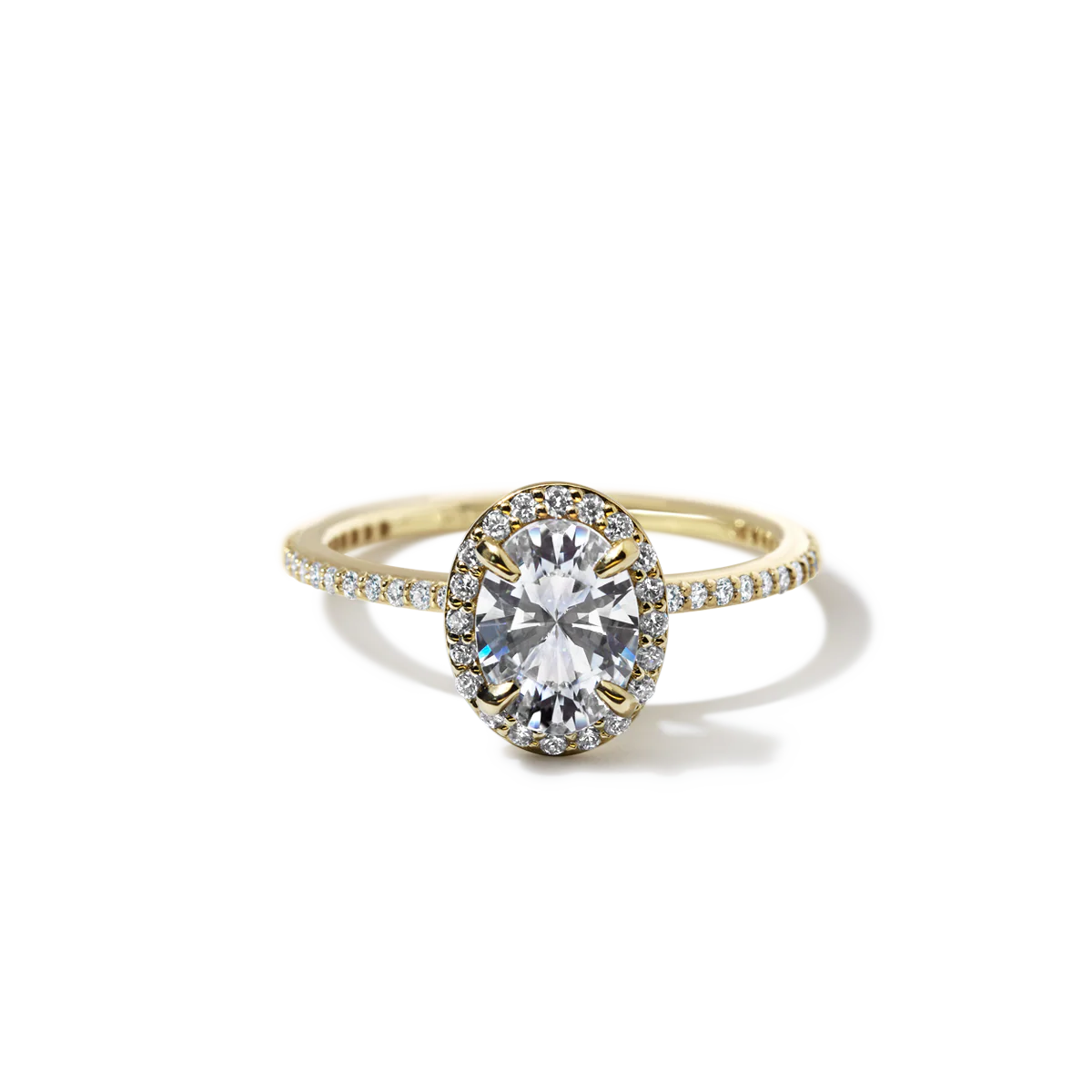Noémie Pick Your Diamond Shape Halo Pave - 18K Gold - Image 8